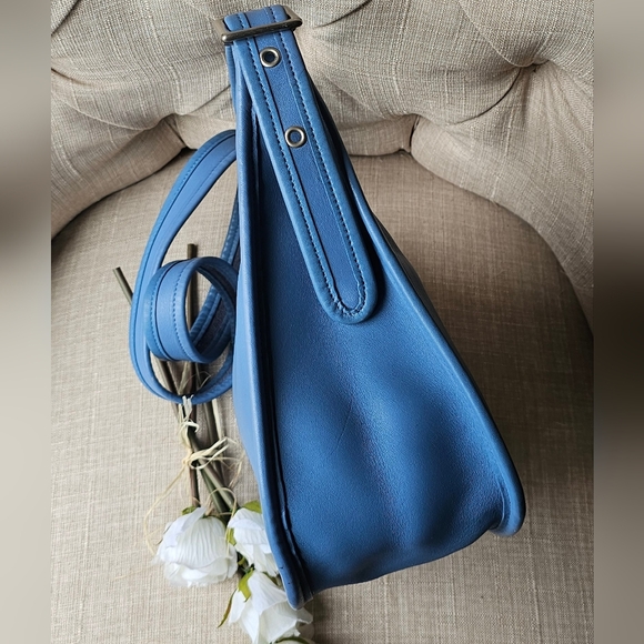 Vintage Coach Janice Ricardi-Desantos Legacy Bag # 9950  (Pool / Glacer Blue) - Picture 6 of 16